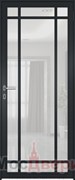 Алюминиевая дверь AG Loft 705 Noire RAL 7021 Matelux