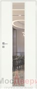 Алюминиевая дверь AG Intarsio 813 Bianco RAL 9016 Transparent