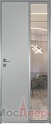 Алюминиевая дверь AG Intarsio 815 Argente RAL 9006 Transparent