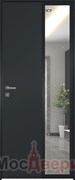 Алюминиевая дверь AG Intarsio 815 Noire RAL 7021 Transparent