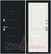 Входная дверь NK-1 Черный бархат / Белый