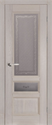 Межкомнатная дверь Линкольн-D Дуб Серый со стеклом