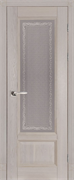 Межкомнатная дверь Рочестер-D Дуб Серый со стеклом