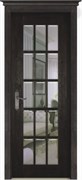 Межкомнатная дверь Бристоль Черный Жемчуг со стеклом