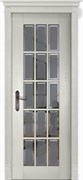 Межкомнатная дверь Бристоль Дуб Серый со стеклом