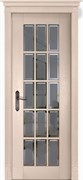 Межкомнатная дверь Бристоль Эмаль Ваниль со стеклом