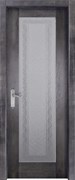 Межкомнатная дверь Ларго Черный Жемчуг со стеклом