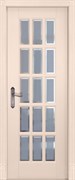 Межкомнатная дверь Астон-O Эмаль Ваниль со стеклом