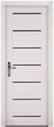 Дверь на заказ Массив Ольхи Камертон Solid Белый Классик ширина 1000 мм со стеклом