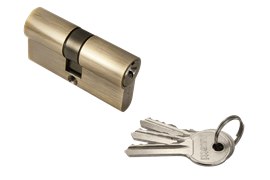 Цилиндровый механизм с английским ключом R60C (ключ/ключ) AB Античная бронза