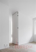 Скрытая дверь Profil Invisible Reverse Grand, высота 2300 мм, кромка алюминиевая Хром матовый
