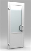 Алюминиевая дверь AGX-LG/P Серая