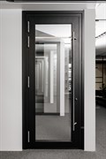 Алюминиевая дверь AGX-G Черная
