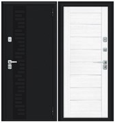 Входная дверь Термо-22 Черный бархат / Сноу