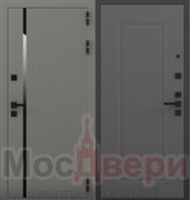 Входная дверь Adonis Грей / Графит 1F