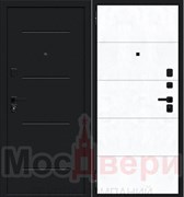 Входная дверь GFN/SB-1 Черный бархат / Белоснежный