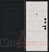 Входная дверь GFN/SB-1 Черный бархат / Бетон светлый