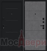 Входная дверь GFN/SB-1 Черный бархат / Бетон темный