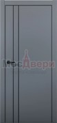 Межкомнатная дверь с шумоизоляцией Rw 28-30dB Silent EU 26NE Антрацит Black Edition