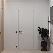 Скрытая дверь межкомнатная Design Invisible Grand H2100 SE Alum Black Edition