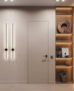 Скрытая дверь межкомнатная Design Invisible Grand H2400 SE Alum Black Edition