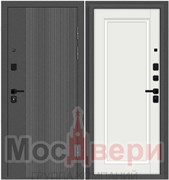 Входная дверь OP/Z-2 Антик серый / Белый