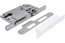 Замок под цилиндр M1885 SN Белый никель магнитный