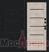 Входная дверь GR-3 Черный бархат / Капучино Зеркало