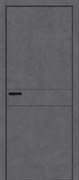 Межкомнатная дверь BS-24 Бетон темный