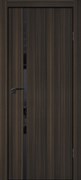 Межкомнатная дверь Profil 46SE ABS Темный шоколад LACOBEL Черный Black Edition
