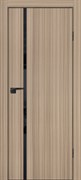 Межкомнатная дверь Profil 46SE ABS Орех Орлеан LACOBEL Шоко Black Edition
