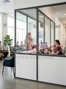 Комбинированная перегородка AG Бизнес с глухим низом