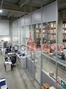 Алюминиевая перегородка AG Статус UF-19 для складов и производств