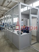 Угловая перегородка AG Статус AF-12 для кабинета начальника смены