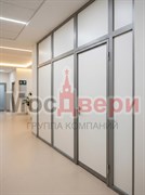 Глухая алюминиевая перегородка AG Контур DBF-8 для медицинских учреждений