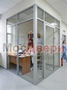 Угловая каркасная перегородка AG Контур UAF-10 для ординаторской