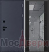 Входная дверь Аргос Термо Антрацит / Нуар Зеркало