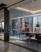 LED-плёнка Экзекьютив Гласс BSC-4D8 для стеклянной перегородки в бизнес-центре