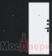 Входная дверь TD/SB-3 Черный бархат / Белый