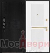 Входная дверь Либра Смарт Антискрэтч Нуар / Аляска 2DF
