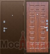 Входная дверь Тироль Антик медный / Орех темный