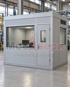 Утеплённая производственная кабина для склада