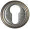 Накладка на цилиндр ET03AS Состаренное серебро - фото 19372