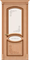 Межкомнатная дверь FAZ-22 Дуб светлый Сатинат белый с узором - фото 41563