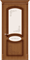 Межкомнатная дверь FAZ-22 Орех натуральный Сатинат белый с узором - фото 41565