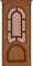 Межкомнатная дверь FSO-15 Орех натуральный Сатинат Бронза - фото 41571