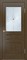 Межкомнатная дверь Хельга Американский орех Сатинат Узор - фото 41877