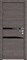 Межкомнатная дверь с шумоизоляцией Rw 31dB Prima M913 Грей LACOBEL Черный - фото 56496