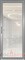 Алюминиевая дверь AG Loft 719 Argente RAL 9006 Transparent со встроенным жалюзи - фото 57231