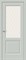 Межкомнатная дверь ENK-33 Серый матовый Сатинат Узор - фото 58473